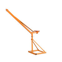 Grue de Levage Électrique Mini Chèvre d'Atelier Moteur 500 kg 1 Tonne pour Chantier Extérieur