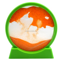 Sous-verre multifonctionnel en acrylique rond avec paillettes étoiles vibrantes et effet de sable liquide, personnalisable avec logo