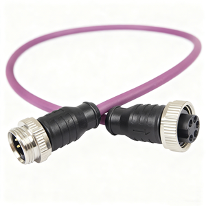 ミニ<span class=keywords><strong>5</strong></span>ピン防水コネクタ3/4/<span class=keywords><strong>5</strong></span>/6オーバーモールディングケーブル16UNFセンサーアクチュエータ自動化3ピン成形コネクタ7/8 \" - Product Image 2