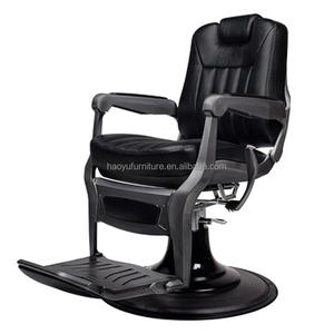 เก้าอี้ตัดผมสไตล์เรโทรสวยงามทันสมัย วัสดุหนังวินเทจ พร้อมฐานโครเมียมแข็งแรงทนทาน ขายในไมอามี - Product Image 1