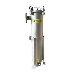 Industrial filtration equipment stainless steel side entry bag filter housing