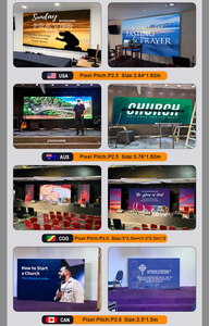 Nhà Thờ Lớn Nền Dj Hậu Trường Trở Lại Cho Buổi Hòa Nhạc Video Tường Hiển Thị Đám Cưới Bảng Giá Pantalla De Backdrop Giai Đoạn Dẫn Màn Hình - Product Image 3