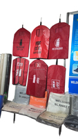 Bâche en PVC Rouge Jiayi, Ignifuge, Imperméable, Anti-poussière, Flexible, Durable, Housse de Protection pour Extincteur, Taille Personnalisable