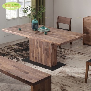 New Design Solid USA Walnut Wood FJ Office Table / High End Finger Joint Walnut Wood <strong>Work</strong> Table for Bureau - Product Image 5