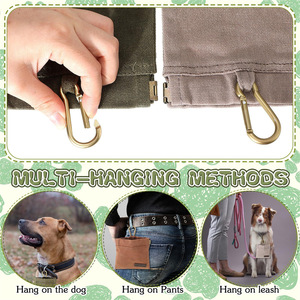 Bolsa de lona impermeable para premios de perros, manos libres, portátil, para entrenamiento, paseos y excursiones. - Product Image 4