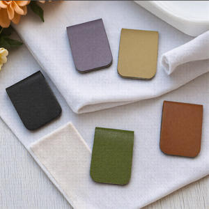 批发可爱彩色方形书签笔筒定制LOGO皮革夹书签书纸促销商务礼品 - Product Image 5