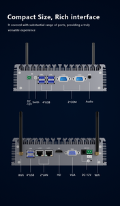 Mini Ordenador Industrial de Amplio Rango de Temperatura con Pantalla Dual y Puerto Serie para Señalización Digital y Control - Product Image 4