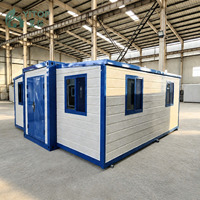 Maisons mobiles personnalisées de 10 pieds, 20 pieds, 30 pieds, 40 pieds, maisons préfabriquées, résidences étanches, maisons préfabriquées, mini-maisons à 3 chambres dans un conteneur