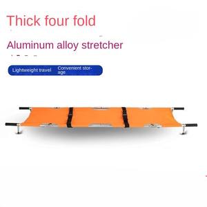 Camilla portátil de cuatro pliegues, Mango antideslizante, Oxford grueso con cinturón de fijación de seguridad, camilla de emergencia de varios tamaños YDHJ57 - Product Image 3