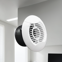 Vanne à disque en plastique couvercle de bouche d'aération rond système de ventilation cvc mur de plafond capot d'air frais persienne