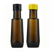 Offre Spéciale – Bouteille en Verre Marasca Mini 100 ml Écologique de Qualité Alimentaire pour Huiles de Cuisson, avec Bouchon en Liège et Impression Personnalisée du Logo