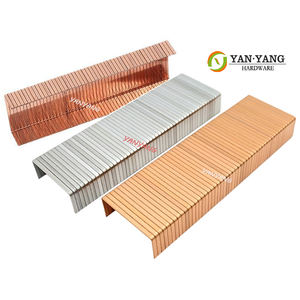 यान्यांग औद्योगिक पैलेट लकड़ी के स्टेपल p16 p25 p40 16ga गोल्डन 1 "क्राउन 1-1/2" लंबाई पी श्रृंखला अंगूर फर्नीचर पिन नाखून - Product Image 2