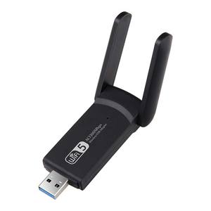 AC1300 1300M schede di rete Wireless <span class=keywords><strong>2</strong></span>.4GHz 5GHz Dual Band USB <span class=keywords><strong>2</strong></span>.0 WIFI Dongle WIFI adattatore per <span class=keywords><strong>Computer</strong></span> Desktop PC - Product Image 5