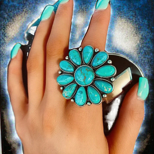 Anillo Clásico de Piedra Preciosa Turquesa Luna Nueva, Plata de Ley 925 con Engaste de Barra, Joyería de Aniversario, Certificado CNAS - Product Image 2