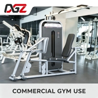 Presse à jambes commerciale à assise, équipement de fitness pour salle de sport, machine à presser les jambes à charge par pignon pour club de fitness