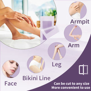 Vente en gros Bande d'épilation à froid Tissu non tissé double face lavande Bande de <span class=keywords><strong>cire</strong></span> dépilatoire prête à l'emploi pour l'épilation - Product Image 3
