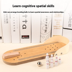 Bán buôn Mini Bowling trò chơi cho 5-7 tuổi tương tác gỗ đồ chơi cho giáo dục sớm cha-con - Product Image 4