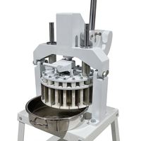 Diviseur de pâte manuel vertical 36 portions, séparateur de pâte mécanique à pression manuelle pour pain, pains vapeur et gâteaux