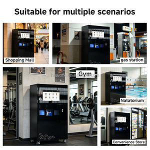 Distributeur automatique de café YISO avec traitement de l'eau, double température, écran tactile 27 pouces, machine à glaçons intégrée, réservoir sous pression et robot de préparation des grains de café - Product Image 4