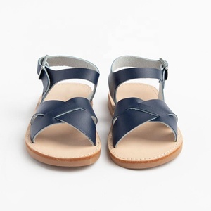 Comfort Imbottito Suola In <span class=keywords><strong>Gomma</strong></span> Croce Cinturino In Pelle Morbida Estate Delle Ragazze Bambini <span class=keywords><strong>Sandali</strong></span> - Product Image 4