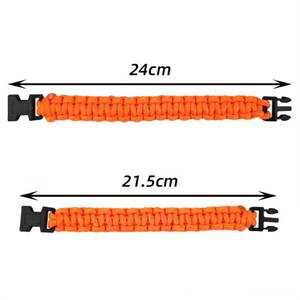 High Quality 7-Inch Para Cord Bracelet Outdoor Escape Wilderness Survival Wristband Made of Polyester Material - Product Image 5