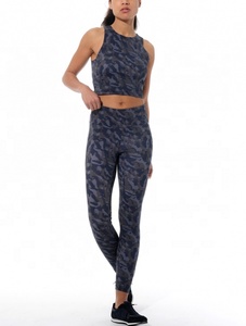 Leggings de sport/yoga/gym sexy à taille haute pour femme, respirants, en Spandex/Polyester, avec design imprimé personnalisé – Grande Vente - Product Image 4