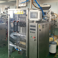 Machine de remplissage de sachets de poudre de café et de sucre en bâtonnets 3 en 1 à grande vitesse