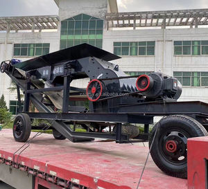 Broyeur de fabrication de <span class=keywords><strong>pierre</strong></span> PC400x600 Broyeur à marteaux diesel mobile avec chargeur vibrant - Product Image 4