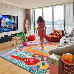 Tappeto Artistico Colorato di Lusso in Stile Moderno per Soggiorno, Divano, Tavolino, Camera da Letto per Uso Domestico e Cameretta dei Bambini - Product Image 4