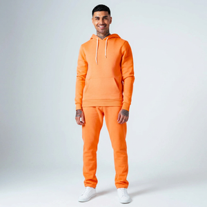 Conjunto Deportivo Unisex de Primera Calidad para Gimnasio y Fitness, Estilo Urbano con Lavado Ácido, Estampado, Invierno, 100% Algodón, 2 en 1, Diseño Animal y Sólido - Product Image 1