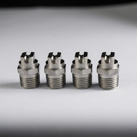 Buse de pulvérisation à jet plat haute pression série MEG en acier inoxydable trempé SS304/400, 1/4" NPT pour lavage de voitures et nettoyage de surfaces intensifs