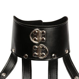 Belle reine modèle en cuir Sexy Lingerie <span class=keywords><strong>Bondage</strong></span> poitrine Lingerie corps harnais retenue - Product Image 6
