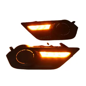 CARMATES Hot Selling Products 2023 LED DRL Headlights Daytime Running Lights Fog Lights For ISUZU MUX MU-X 2015 2016