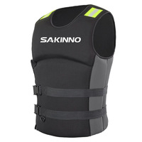Veste gilet de sauvetage personnalisée en néoprène EPE pour hommes, mousse d'aide à la flottabilité, Kayak en amont, Jetski, surf