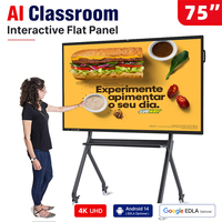 4K UHD Smart Interactief LCD Touchscreen Flat Panel Whiteboard Interactief Bord voor Onderwijs en Bedrijfsdoeleinden