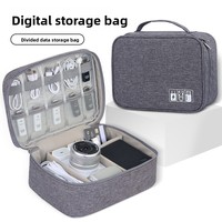 Sac de rangement multifonctionnel tendance, portable, multi-usages, grande capacité, pour voyages d'affaires, organisateur de câbles numériques