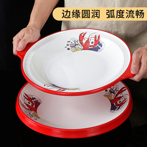 Platos Redondos de Melamina Resistentes para Cangrejos y Hot Pot, para Uso en Restaurantes, Hoteles y Fiestas - Product Image 5