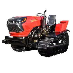 Cheap Price 25 hp 35 hp Dry Paddy Field Crawler Tractor 50hp 80hp Crawler Rubber Track Tractor for Sale