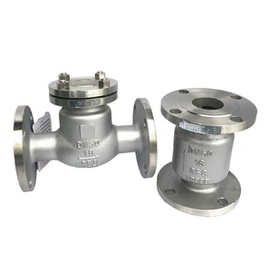 Valvola di ritegno a battente flangiata SS316L per condotte di drenaggio municipale - Product Image 1