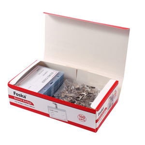 FOSKA Paquete de 100 Porta Identificaciones Médicas Horizontales de Plástico Transparente a Prueba de Agua <span class=keywords><strong>para</strong></span> Conferencias, Convenciones, Oficinas y Escuelas - Product Image 6