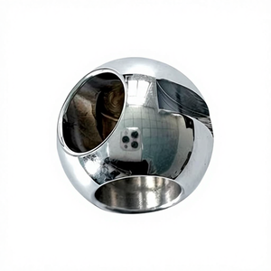 Шаровой кран из нержавеющей стали L-образной формы с креплением на зажимах для различных типов жидкостей, без гарантии - Product Image 1