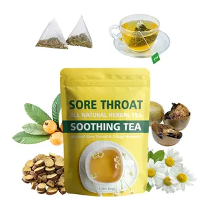 Té natural saludable OEM para calmar la tos Biwa deja Siratia Grosvenorii té para el dolor de garganta