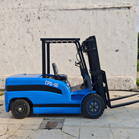 Chariot élévateur électrique 3 tonnes 5 tonnes à batterie, livraison gratuite, pour chargement et déchargement, chariots élévateurs à quatre roues