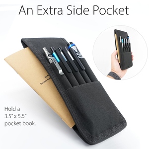 Porte-stylo à bande élastique, étui pour stylo pour carnets à couverture rigide, livres, journaux, pochette pour stylo à sangle élastique détachable - Product Image 6