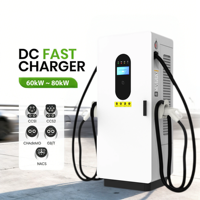 Station de recharge commerciale pour véhicules électriques 60 kW 80 kW 120 kW 160 kW 240 kW, chargeur rapide DC pour voitures électriques CCS1/CCS2/CHADeMo/GBT