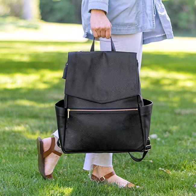 leather diaper backpack canada