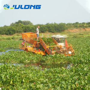 Colhedora de Plantas Aquáticas e Algas, Máquina Automática de Coleta de Lixo a Diesel para Jacinto d'Água - Product Image 1