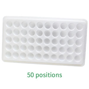 حامل صينية أنبوب Styrofoam مع غطاء لـ 16 أنبوب اختبار 50 وظيفة صينية أنبوب اختبار DNA <span class=keywords><strong>RNA</strong></span> - Product Image 5