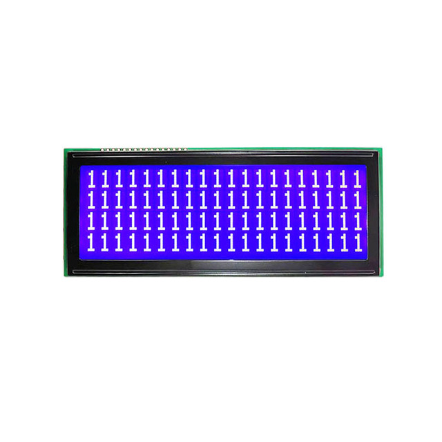 2004 Character Flexible Transparent Custom Lcd Display Screen Blue Backlight LCD Display Module Display
