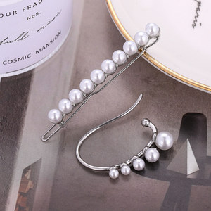 Ouyang <span class=keywords><strong>Nana</strong></span> – pince à cheveux et boucles d'oreilles en perles de cristal, ensemble tout-en-un vintage, nouvelle collection 2020 - Product Image 3